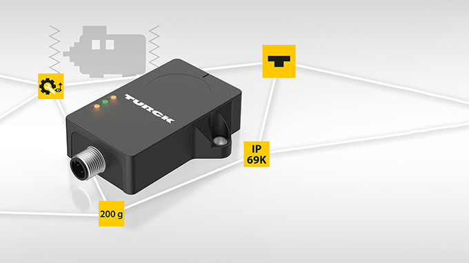 Combined Vibration/Temperature Sensor with IO-Link